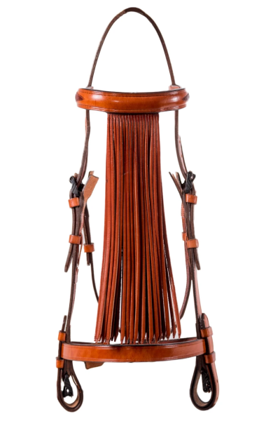 Cabezada Vaq. Avellana Alomada con doble hebilla