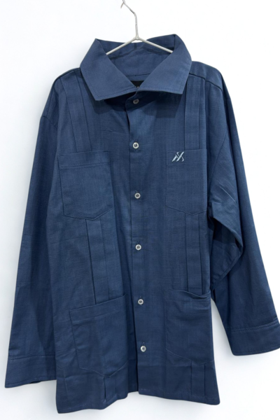Camisa Guayabera Niño - Azul