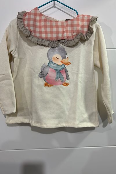 Sudadera patito vichy