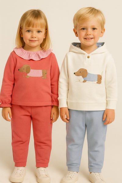 Chándal “Perrito vichy”