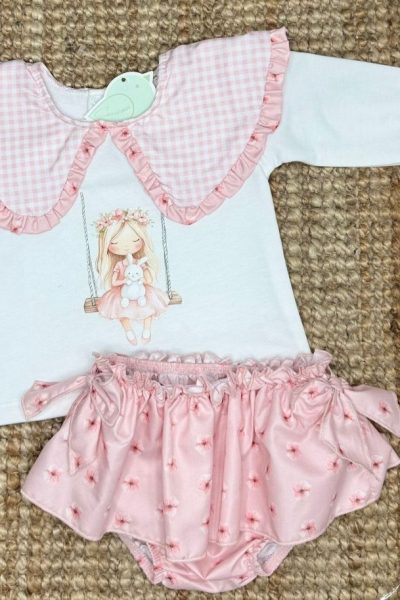 Conjunto niña columpio